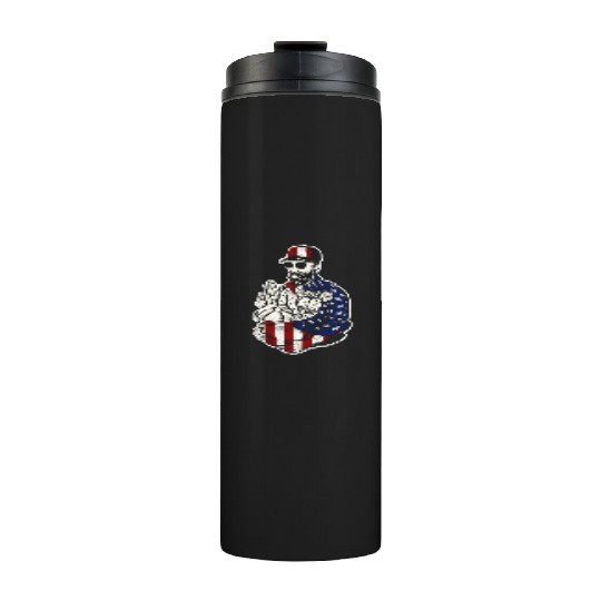 Farming Farmer American Flag Us Thermal Tumblers