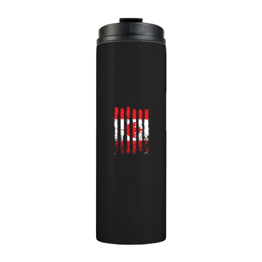 Viva Canada flag love proud canadian people design Thermal Tumblers
