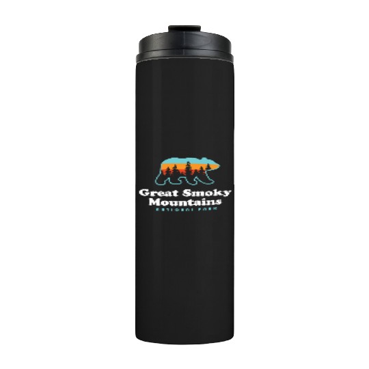 Great Smoky Mountains Bear Great Smoky Mountains Thermal Tumblers