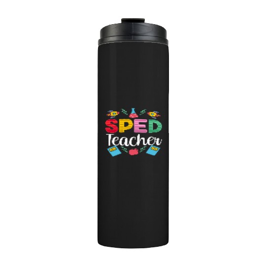 Sped Teacher Awareness Special Education Cute Thermal Tumblers