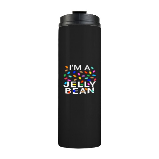 pretend im jelly bean halloween candy costume Thermal Tumblers