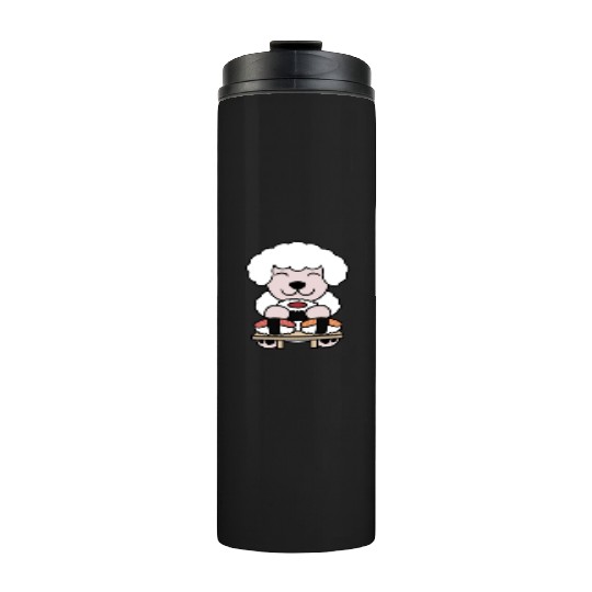 Sushi Lover Poodle Thermal Tumblers