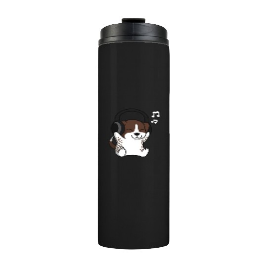 Music Lover German Shorthaired Pointer Thermal Tumblers