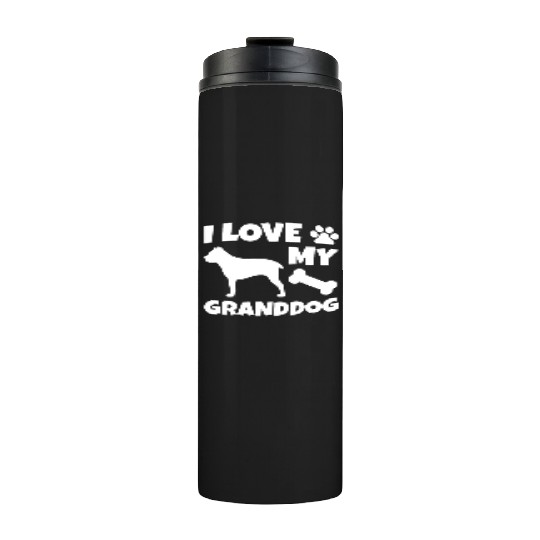 I Love My Granddog Cane Corso Thermal Tumblers