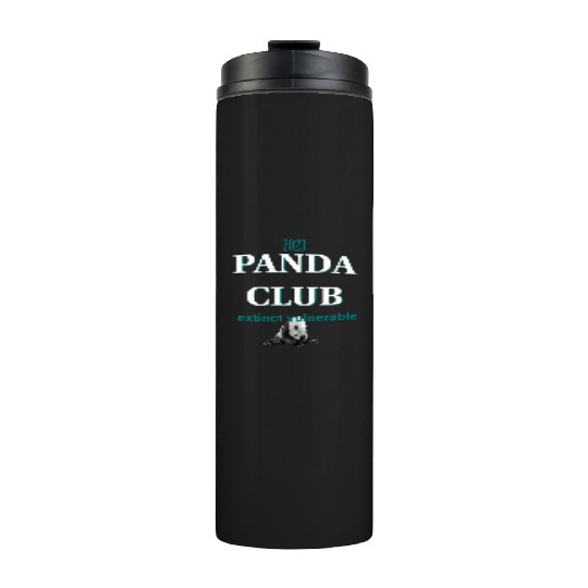 2023 panda club green Thermal Tumblers