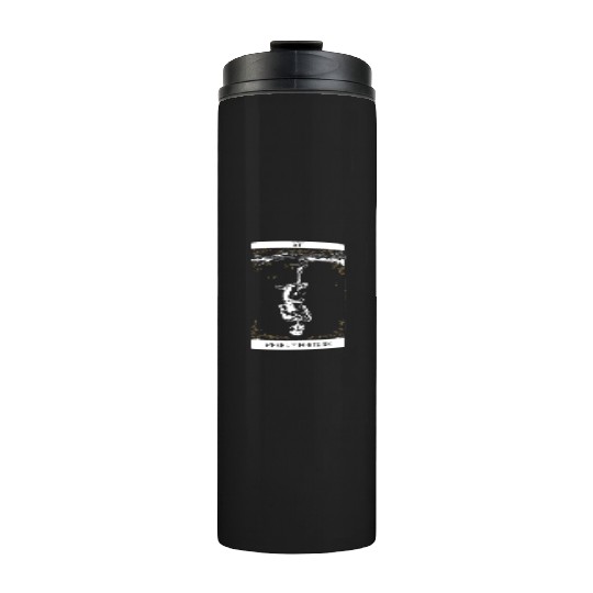 Wheel of Fortune Tarot Card Occult Goth Halloween Thermal Tumblers