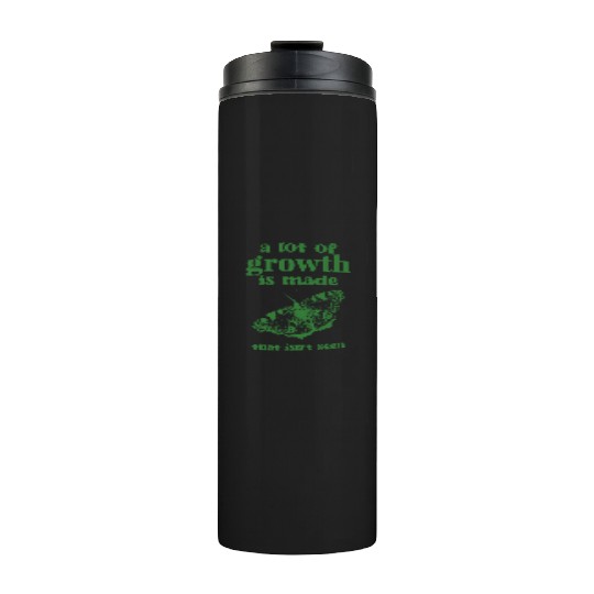 Self Growth | Butterfly Thermal Tumblers green