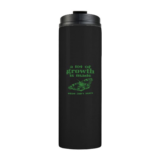 Self Growth | Butterfly Thermal Tumblers green