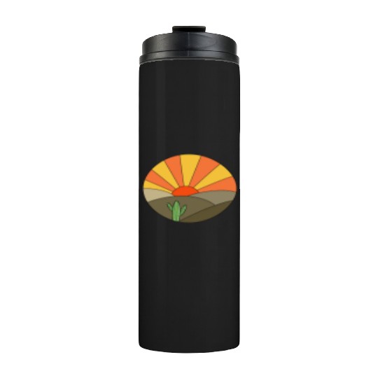 Sunrise desert Thermal Tumblers