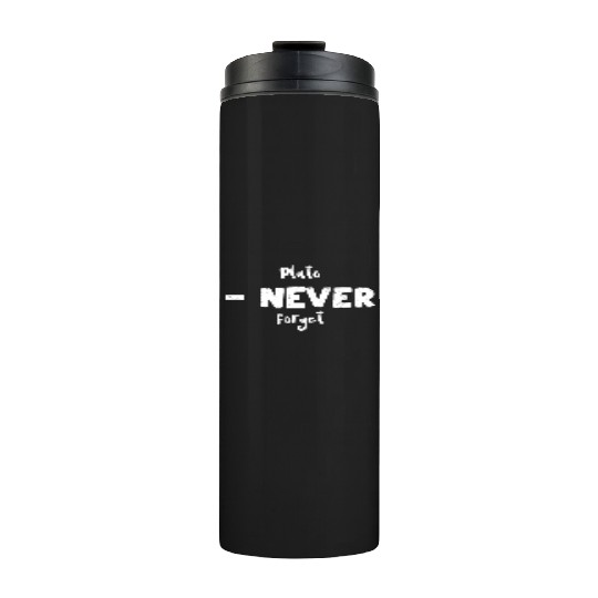 Pluto - Never Forget - Science Thermal Tumblers