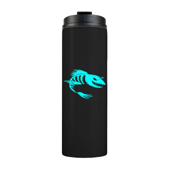 Fish Skeleton Thermal Tumblers