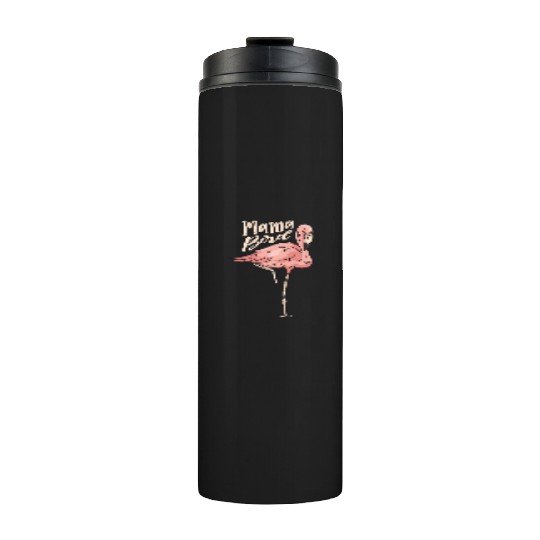 Mama Bird Flamingo Whisperer Mothers Day Thermal Tumblers