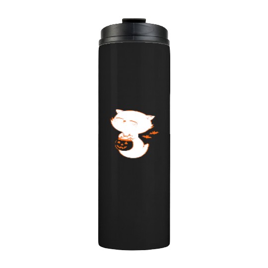 Cute Halloween Trick Or Treat Ghost Thermal Tumblers