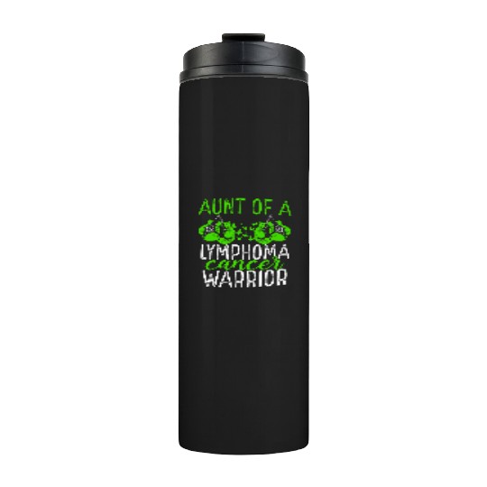 Aunt Lymphoma Cancer Awareness Niece Nephew Thermal Tumblers