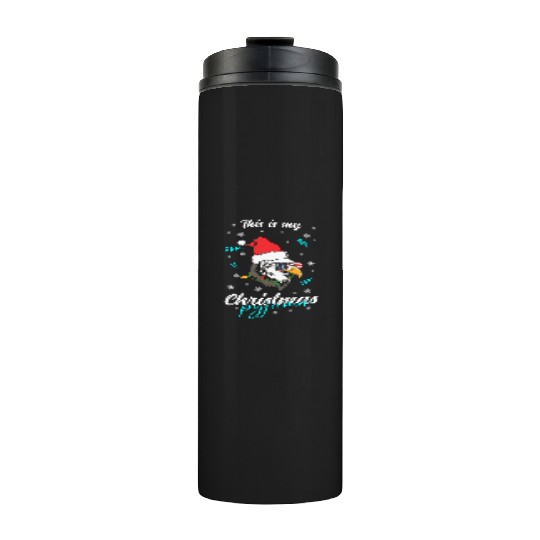 Winter Christmas Pyjama Eagle Thermal Tumblers