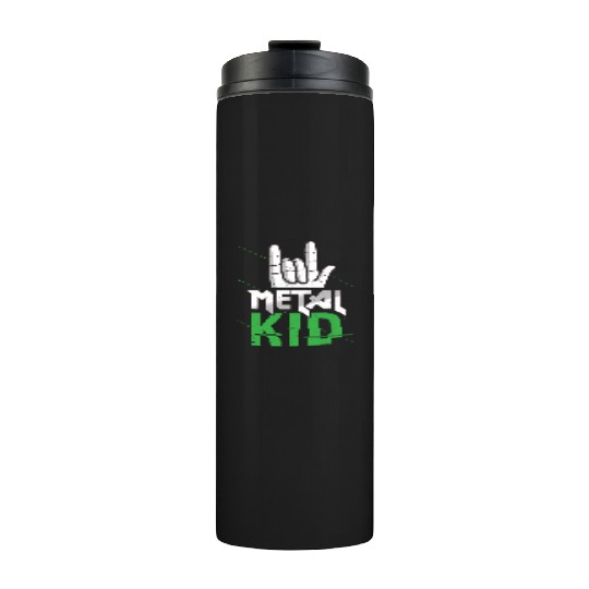 Rock Sign Rock Hand Metal Kid Music Lover Rock Thermal Tumblers