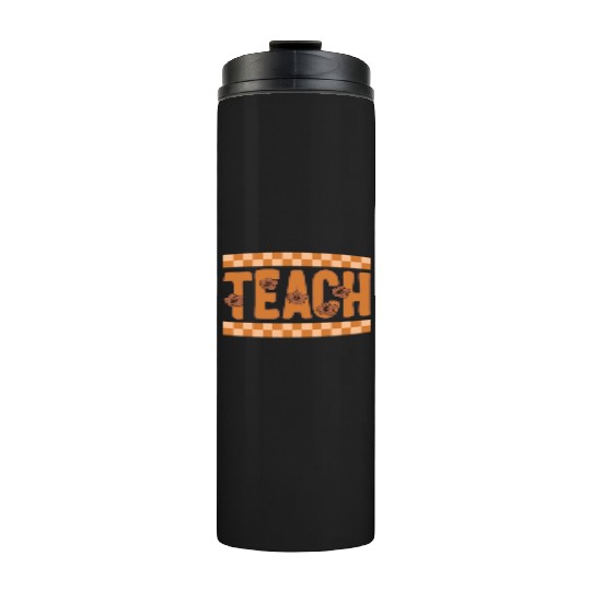 Thanksgiving Thermal Tumblers, Teach Floral Teacher