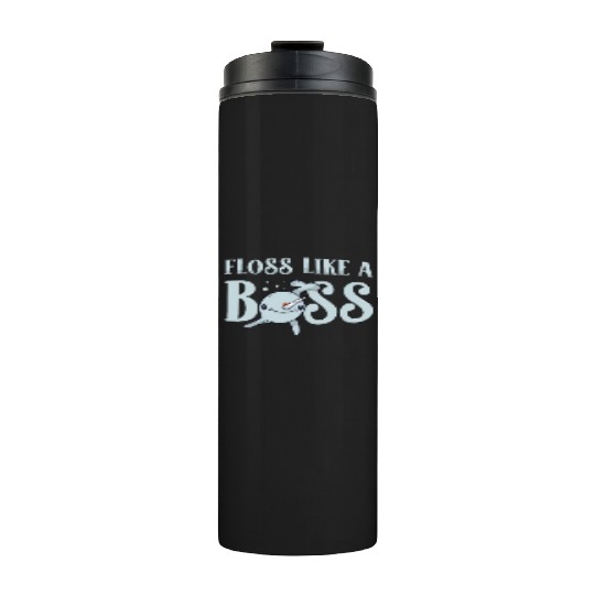Floss Like A Boss Sea Unicorn Animal Lover Narwhal Thermal Tumblers
