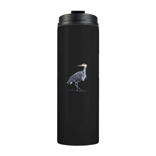 Heron Art Birder Wildlife Bird Watching Thermal Tumblers