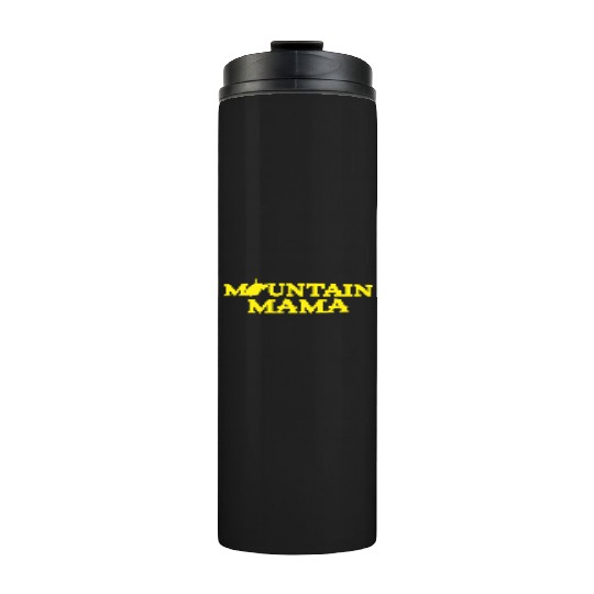 Mountain Mama Wv Blue And Gold Thermal Tumblers