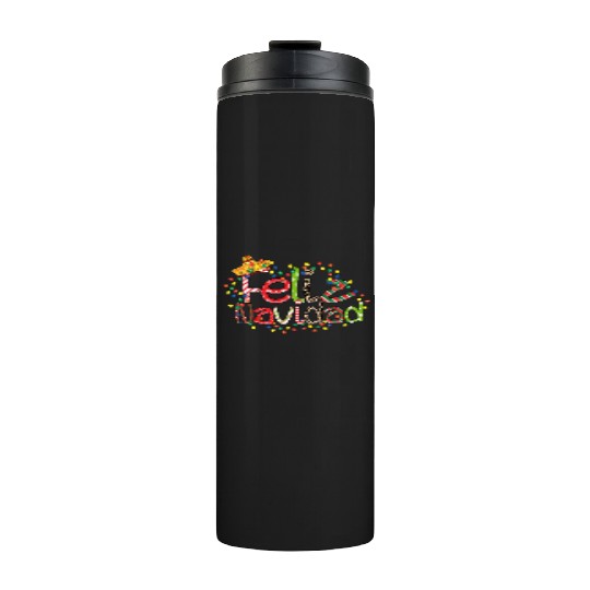 Feliz Navidad Song Christmas Merry Christmas Thermal Tumblers