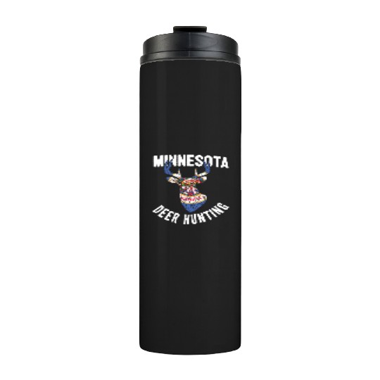 Minnesota Deer Hunting Buck Stag Hunter Thermal Tumblers
