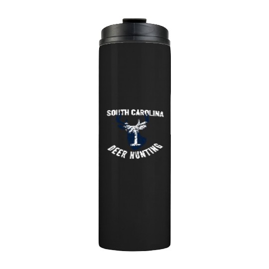 South Carolina Deer Hunting Buck Stag Hunter Thermal Tumblers