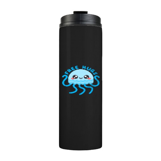 Jellyfish free hugs Thermal Tumblers