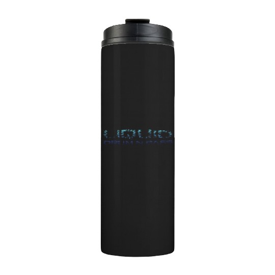 Liquid Drum N Bass Blue DNB Version Thermal Tumblers