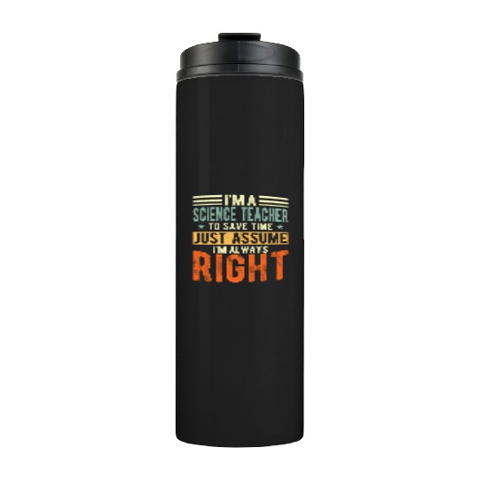 Science Teacher Thermal Tumblers