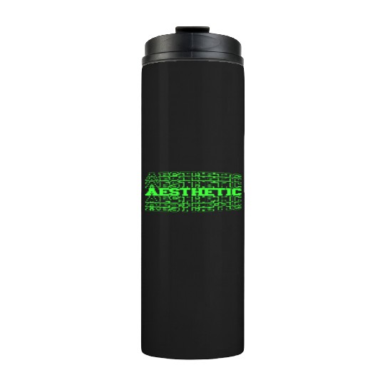 Neon Green Aesthetic Thermal Tumblers