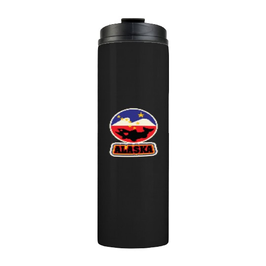 US States ALASKA Thermal Tumblers