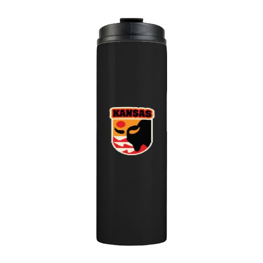 US States KANSAS Thermal Tumblers