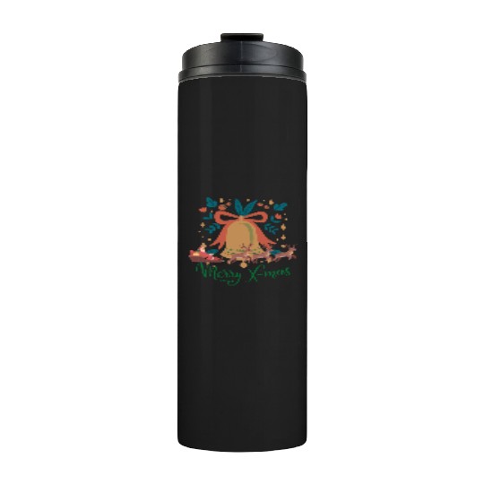 Jingle Bells Merry Christmas Thermal Tumblers