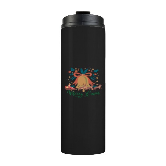 Jingle Bells Merry Christmas Thermal Tumblers