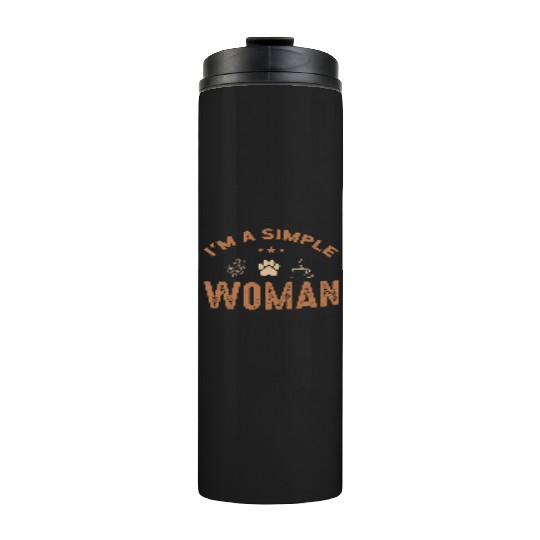 Simple Coffee Woman Lovers Caffeine Drinkers Gifts Thermal Tumblers