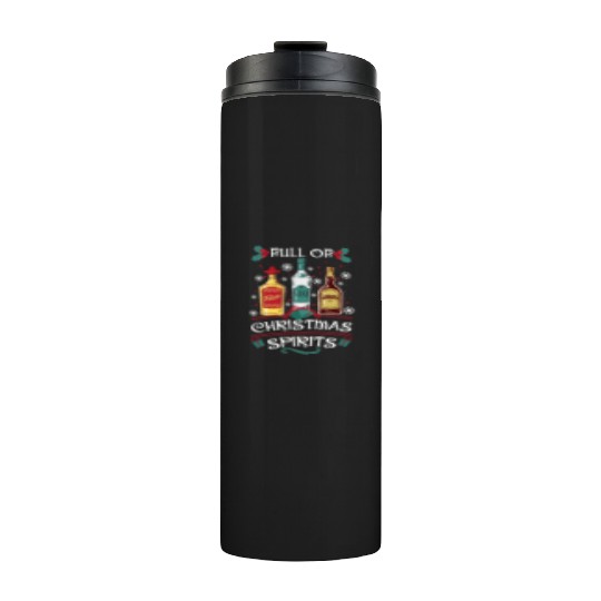 Christmas Tequila Vodka Whisky Lover Thermal Tumblers