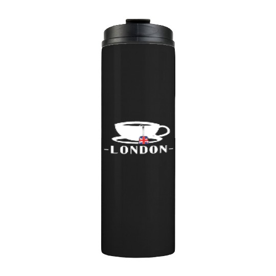 London Tea Great Britain Flag Thermal Tumblers