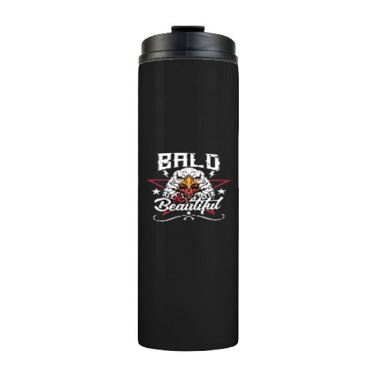 Bald and Beautiful Thermal Tumblers