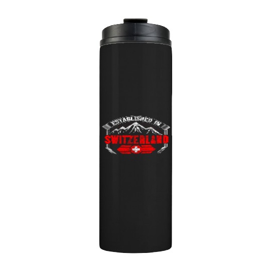 Switzerland Proud Gift Idea Thermal Tumblers