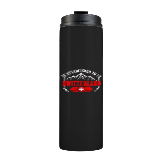 Switzerland Proud Gift Idea Thermal Tumblers