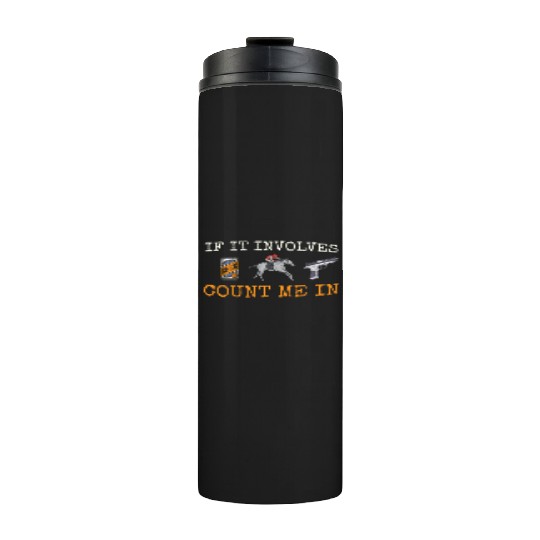 Horse Racing Horse Betting Gambling Beer Drinking Thermal Tumblers