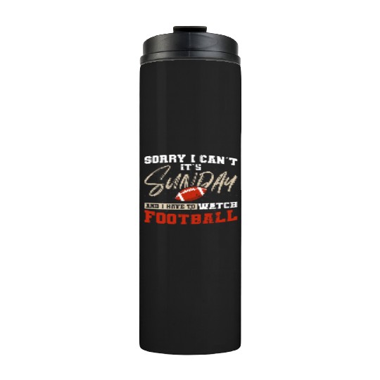 American Football Sunday Football Player Sport Fan Thermal Tumblers