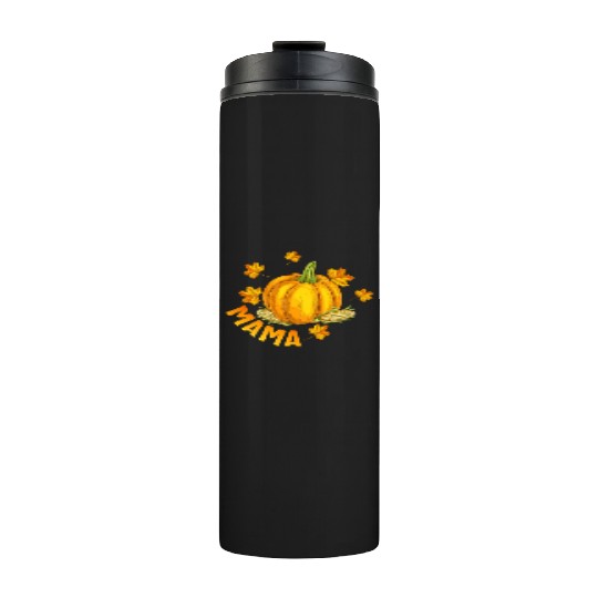 Halloween Thanksgiving Thermal Tumblers, Mama Pumpkin