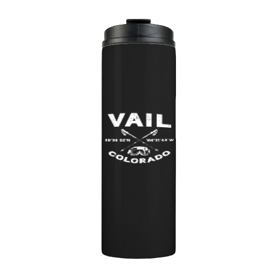 Vail Colorado, Skiing Thermal Tumblers