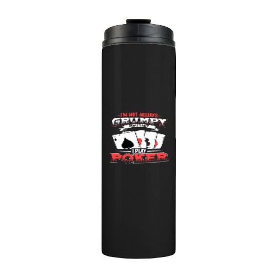 Poker Casino Poker Player Gambling Roulette Thermal Tumblers