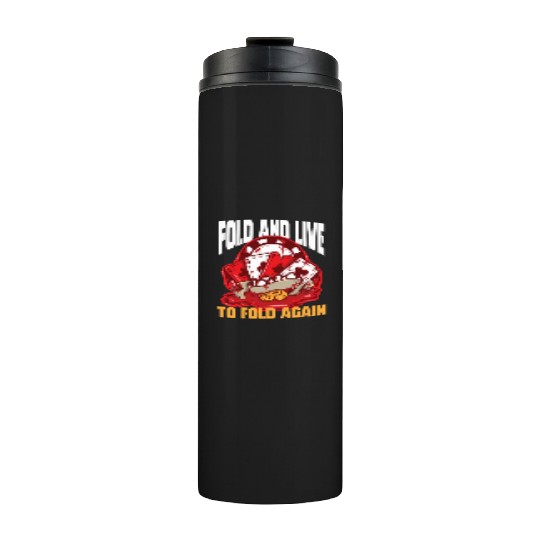 Poker Casino Poker Player Gambling Roulette Gift Thermal Tumblers