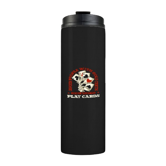 Poker Casino Poker Player Gambling Roulette Gift Thermal Tumblers