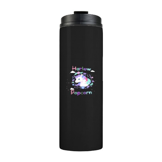 Harlow And Popcorn Merch Popcorn The Pony Thermal Tumblers