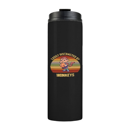 Monkey Basketball Basketball Player monkeys Thermal Tumblers